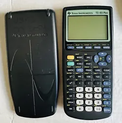 Texas Instruments TI-83 Plus Graphing Calculator For Parts DOES NOT POWER ON. In not working condition, for parts.