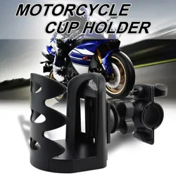Specification: Colour: Black Material: ABS plastic Type: motorcycle cup holder Size: 14.5*6.5*8.1cm Description:...