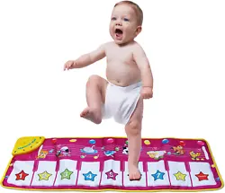 EDUCATIONAL AND CREATIVE: Move your feet to the beat! Music sound reward babys natural kicking and touching.Big size...