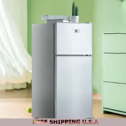 Household Double Door Mini Refrigerator Single Refrigerated Freezer Dormitory Rental Energy Saving Large Capacity 220V....