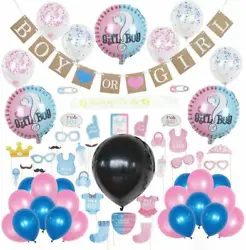 Big Black Confetti Balloon for the Big Reveal: When you’re ready to proclaim the new baby’s sex, pop the huge...