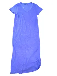 The classic peri blue Christa dress is perfect for the beach and beyond. 100% midweight cotton slub. Midi length. FRESH...