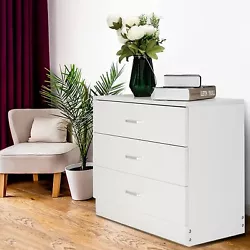 What a wonderful FCH Modern Simple 3-Drawer Dresser! It is suitable for indoor use, like family room, bedroom and...