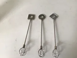 Set of three, these are stainless steel,in three shapes