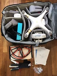DJI Phantom 3 Professional Quadcopter with 4K Camera and 3-Axis Gimbal - White. Includes fully padded backpack case, 4...
