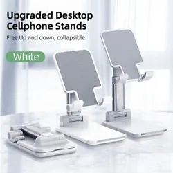 【Super Sturdy and Fully Protective Silicone Pad 】The adjustable phone holder stand with exquisite body, can hold...