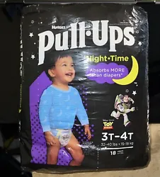 Huggies Pull-Ups Night Time 3T-4T 32-40LBs 18 Count