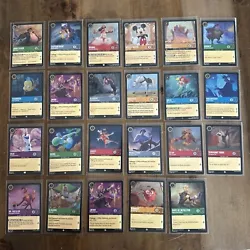 23 rare and super rare Card Lot for Disney Lorcana - 🔥. Condition is New. Shipped with USPS Ground Advantage.