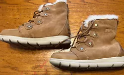 Women Sorel boots size 7.5. These boots are in perfect condition.
