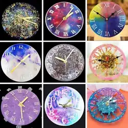 Wide Applications: Can be applied to a DIY different clock. Type:Clock Resin Casting Molds Kit. Material: High quality...