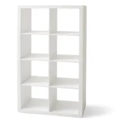 The open back design makes it easy to manage cords and cables of electronic devices. This sturdy bookcase can stand...
