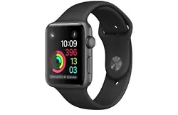 Apple Watch Series 2 38mm Aluminum Case Black Sport Band - (MP0D2LL/A). Condition is Used. Shipped with USPS Priority...