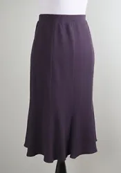 By: Eileen Fisher. Wool Stretch Knit Pull On Swing Skirt. MATERIAL: 60% Viscose, 40% Wool.