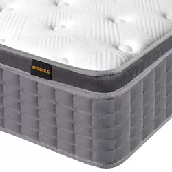MATTRESS IN A BOX :Our mattress is compressed, rolled in a box conveniently. ERGONOMIC SPRINGS DESIGN : Mattress is...
