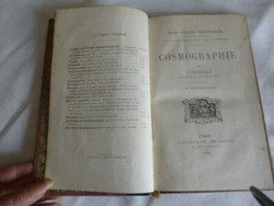 COSMOGRAPHIE - Dufailly - Librairie Delagrave 1893 avec carte des constellations visibles à lhorizon de Paris -Cours...