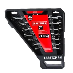 Model CMMT12062L. Craftsman 12-Point Standard SAE Standard Combination Wrench Set (7-Piece). (1) 12-Point Standard SAE...