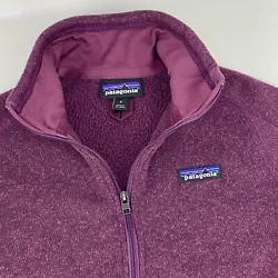 Patagonia Better Sweater Womens Small Maroon Purple 1/4 Zip Pullover. Condition is Pre-owned. Shipped with USPS Ground...