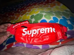 Supreme Fanny Pack-Red. Never Worn. Got it for my birthday and don’t really need it. I’m a college student trying...