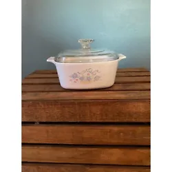 Vintage Corningware Country Cornflower casserole 1.5 liter with lid .C