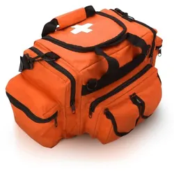 Empty EMT Deluxe Trauma Bag Is Made With A Durable Polyester/PVC Coating Material. Trauma bag features...
