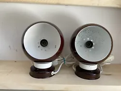 danish vintage eye lights . These mount on the wall and are magnetic and can be moved in the direction you want light ....