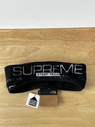 The North Face X Supreme Fleece Ear Warmer . Condition is New with tags. Shipped with USPS Ground Advantage.