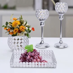 It can also be used as decoration for parties or weddings. The crystal table decorations are made of iron and crystal...