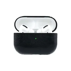Étui pour écouteurs en cuir de luxe pour Airpods 2 housses pour Apple AirPods Pro noir Noir coque casque accessoires....