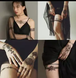 Affordable and fashionable waterproof removable fake temporary tattoo body art collection. Dont put on sensitive shin...