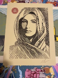 Fairey, Shepard. Technique: Letterpress. Obey Giant. Markings: Signed & Numbered. Paper: Cream Cotton. Class: Art...