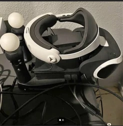 Sony PlayStation Standalone VR Headset - White (3004152). Also comes with 2 demo disks. And 2 other games. Also holding...