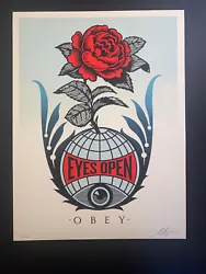 This gorgeous multi color silkscreen is signed and numbered by the artist out of 625 made.