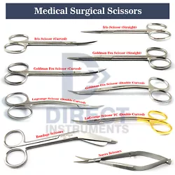 Dental Syringes. Curved scissors follow tissue contours in small areas; Straight scissors cut along flat surfaces....