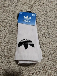 Elevate your sock game with these Adidas crew socks! Made with moisture-wicking technology, these socks will keep your...