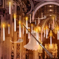 Unlike other Floating Candles with Wand, we have added a separate button to turn on the wand light. You can create a...