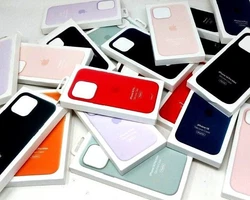 [Original] Genuine Leather or Silicone Cases for Apple iPhone 14, Pro, Plus, Pro Max. iPhone 14 Pro Max. iPhone 14 Pro.