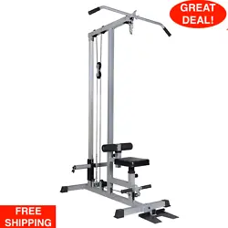 The pull-down fitness machine is good for strength training exercises that are designed to develop the latissimus dorsi...