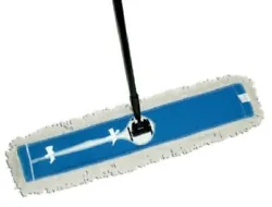 JANITORIAL DUST MOP Size : 36 Janitorial dust mop Strong cotton yarn with blue canvas back 60 lacquered hardwood handle...