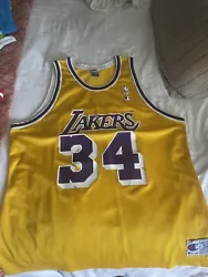 Shaq Lakers NBA jersey champion size 52 XXL