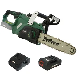No more searching for power outlets or worrying about extension cords. Low Maintenance: Unlike gas-powered chainsaws...