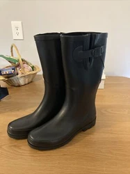 Western Chief Womens Waterproof Printed Boot Black Size 7 NEW WITH TAGS. Brand new, never worn. Still has tags. Matte...