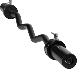 The CAP Olympic EZ Curl Bar was designed to develop upper arm mass, strength and definition. Weight plates are not...