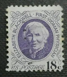 Elizabeth Blackwell. actual stamp shown.