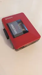 WMB12 WM B12. Walkman Sony WM-B12 rare en rouge, Rare.