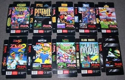 10 x boîtes de jeu Atari Jaguar authentiques dorigine - Vous recevrez TOUT 10 boîtes de jeu Cybermorphe Ruiner Atari...