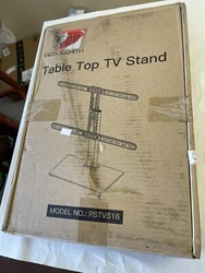 PERLESMITH Universal Swivel TV Stand-Table Top TV Stand Base 65in PSTV16.