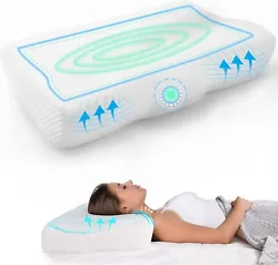 Neck contour cervical pillow is designed for your deep sleep. The higher side provides better support for the head and...