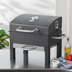 The Premium Portable Charcoal Grill in Black and Stainless Steel is a great choice for your next grilling event. The...