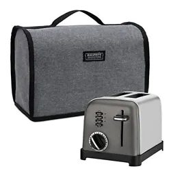 Compatible with 2 Slice Toaster: (Cover only) Size: 11x6.5x7