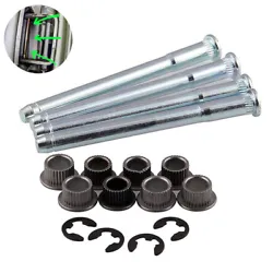 Specifications: Type:Door Hinge Roller Pin Door Hinge Pin Material: Zinc Plated Steel Color:Silver Quantity: 16PCS ONE...